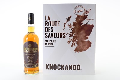 Lot 198 - KNOCKANDO 21 YEAR OLD MASTER RESERVE LA ROUTE DES SAVEURS SET WITH GLASSES