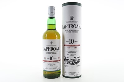 Lot 213 - LAPHROAIG 10 YEAR OLD CASK STRENGTH BATCH #10