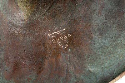 Lot 444 - TIFFANY STUDIOS LEADED GLASS 'POINSETTIA' BORDER LAMP