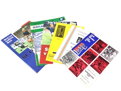 Lot 218 - GROUP OF VINTAGE FOOTBALL PROGRAMMES