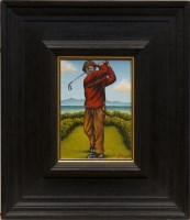 Lot 79 - * GRAHAM H D MCKEAN, FORE! oil on canvas,...