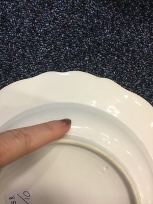 Lot 1240 - SET OF TEN MEISSEN PORCELAIN PLATES