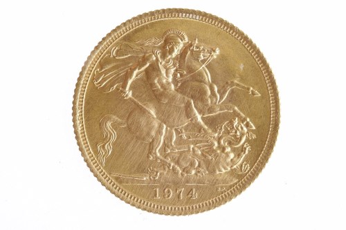 Lot 544 - GOLD SOVEREIGN DATED 1974