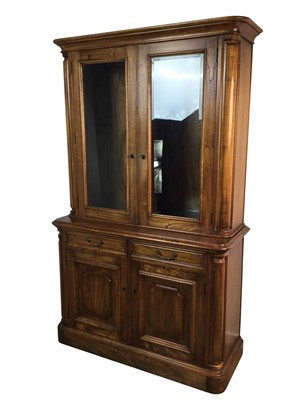 Lot 421 - INDONESIAN HARDWOOD DISPLAY CABINET