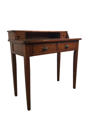 Lot 430 - CONTEMPORARY STAINED WOOD DESK