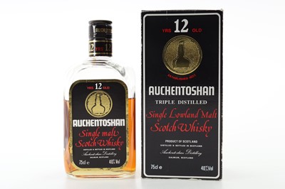 Lot 233 - AUCHENTOSHAN 12 YEAR OLD 1980S 75CL