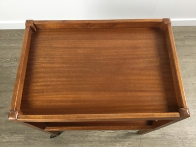 Lot 523 - MID CENTURY TEAK DRINKS TROLLEY
