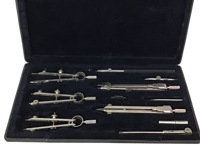 Lot 497 - GROUP OF DRAUGHTSMAN'S SETS