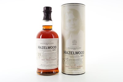 Lot 243 - HAZELWOOD 15 YEAR OLD 105° PROOF