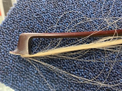 Lot 982 - GERMAN VIOLIN AND BOW