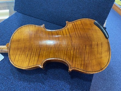 Lot 982 - GERMAN VIOLIN AND BOW