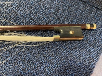 Lot 982 - GERMAN VIOLIN AND BOW