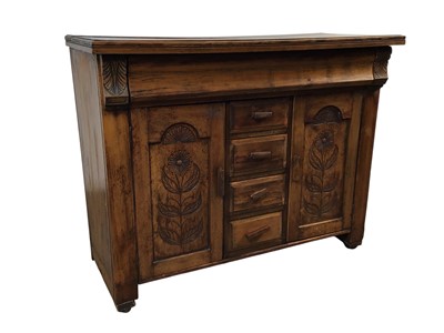 Lot 529 - WALNUT SIDEBOARD