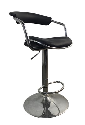 Lot 551 - FOUR MODERN BAR STOOLS