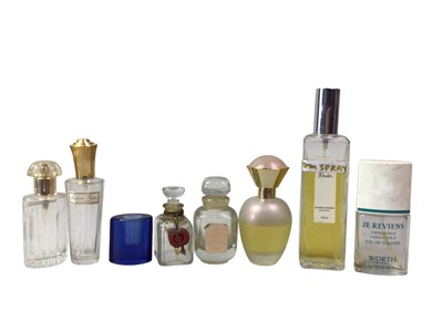 Lot 562 - GROUP OF VINTAGE GLASS PERFUME BOTTLES