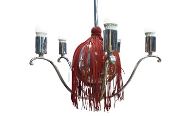 Lot 333 - ART DECO STYLE FIVE BRANCH LIGHT FITTING