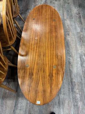 Lot 458 - AMERICAN TEAK SURFBOARD COFFEE TABLE