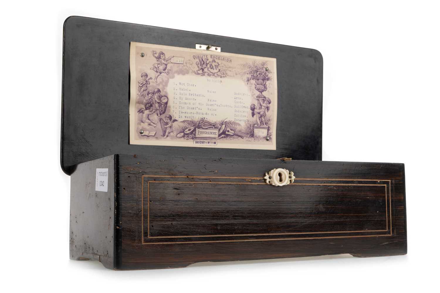 Lot 1242 - SWISS MUSIC BOX