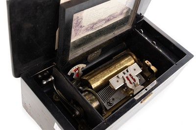 Lot 1242 - SWISS MUSIC BOX