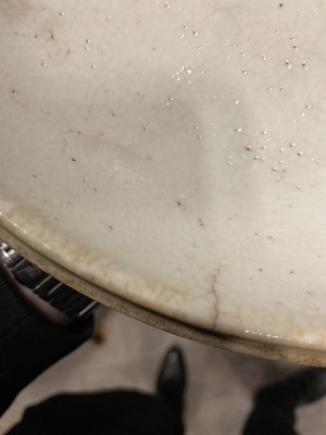 Lot 1446 - CHINESE BLUE AND WHITE 'BLEU DE HUE' LIDDED BOWL