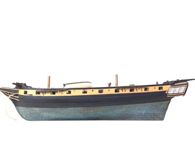 Lot 614 - SCRATCHBUILT MODEL SHIP