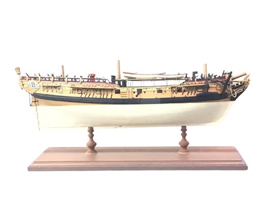 Lot 653 - SCRATCHBUILT MODEL SHIP