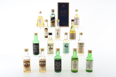 Lot 266 - 44 ASSORTED WHISKY MINIATURES