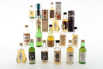 Lot 274 - 45 ASSORTED SINGLE MALT MINIATURES