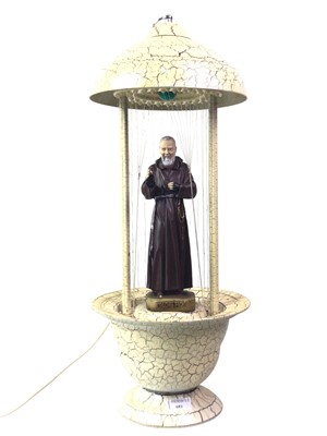Lot 681 - RELIGIOUS THEMED TABLE LAMP