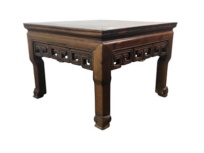 Lot 705 - TWO CHINESE HARDWOOD PLANT TABLES