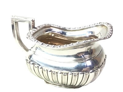 Lot 716 - SILVER CREAM JUG