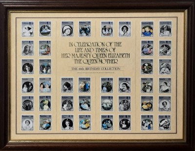 Lot 724 - TWO FRAMED COIN DISPLAYS