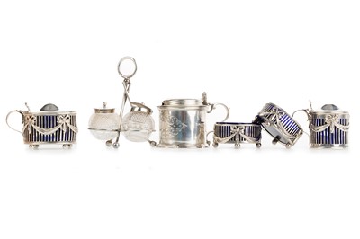 Lot 1071 - COLLECTION OF SILVER CRUETS