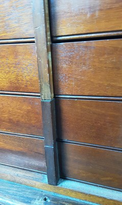 Lot 1243 - VICTORIAN WALNUT COLLECTOR'S CABINET