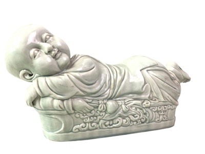 Lot 764 - CHINESE PORCELAIN PILLOW