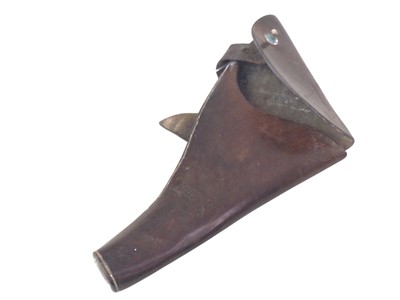 Lot 794 - BROWN LEATHER HOLSTER