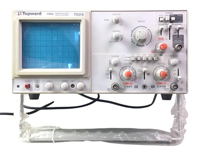 Lot 735 - TOPWARD 7025 20 MHZ SOPHISTICATED OSCILLOSCOPE