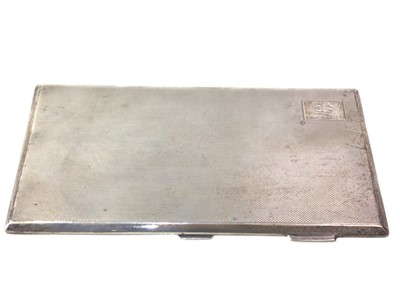 Lot 739 - SILVER CIGARETTE CASE
