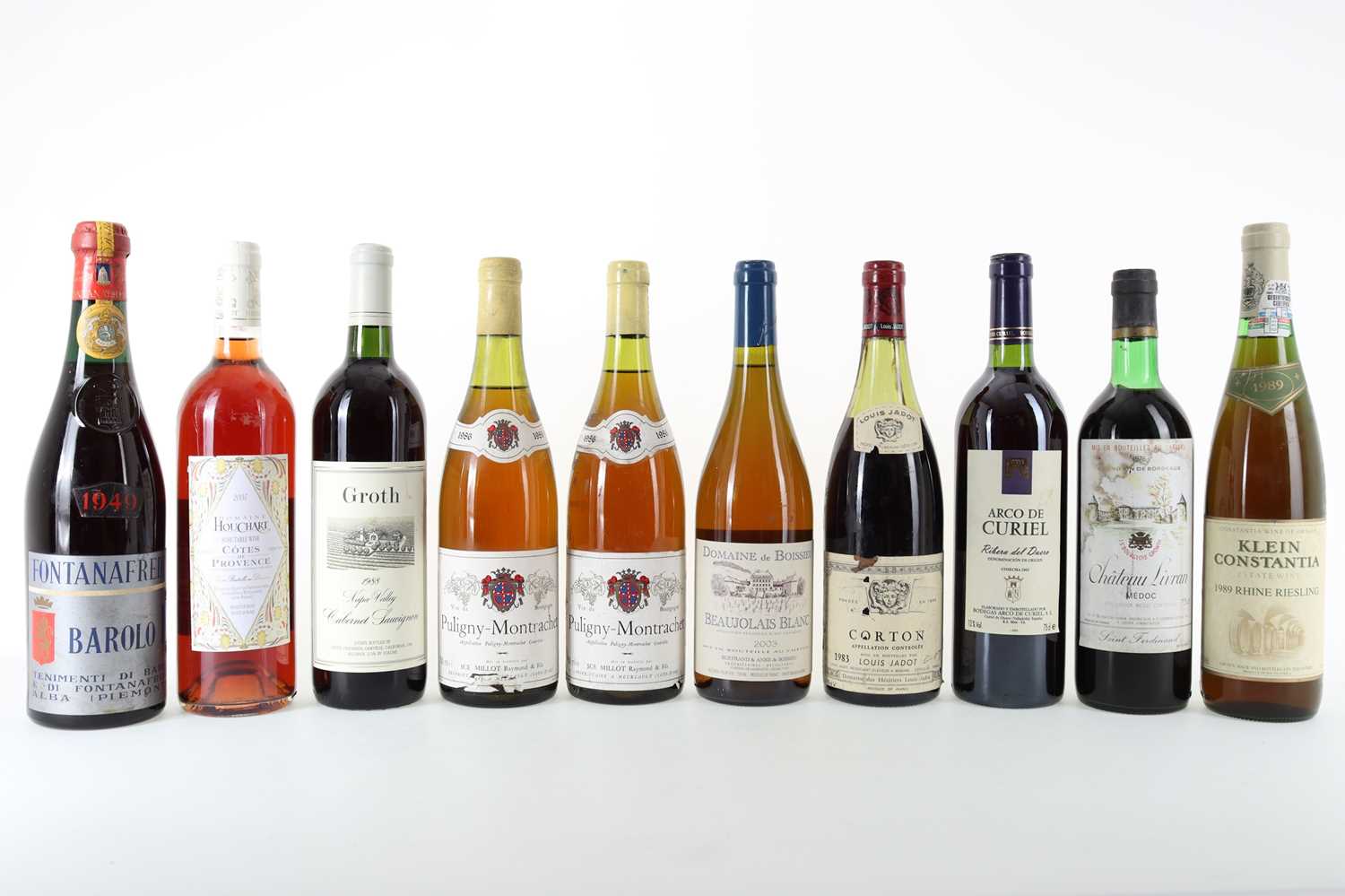 Lot 288 - 10 ASSORTED BOTTLES OF WINE