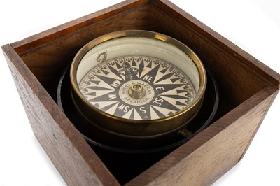 Lot 983 - BERRY & MACKAY SHIP'S COMPASS