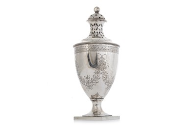 Lot 1076 - CONTINENTAL SILVER SUGAR CASTER