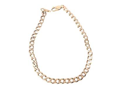 Lot 837 - CURB LINK BRACELET