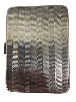 Lot 836 - FOUR SILVER CIGARETTE CASES