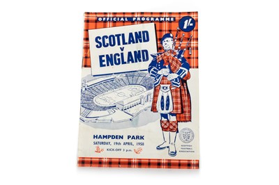 Lot 1723 - SCOTLAND V ENGLAND INTERNATIONAL FOOTBALL PROGRAMME