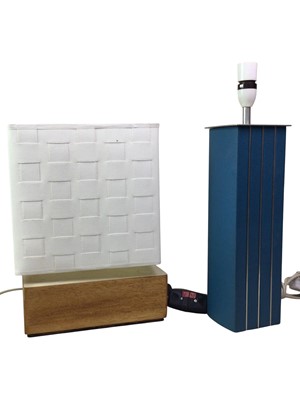 Lot 826 - TWO MID CENTURY TABLE LAMPS