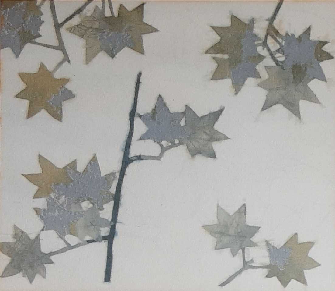 Lot 827 - GROUP OF THREE BATIK ON PAPER