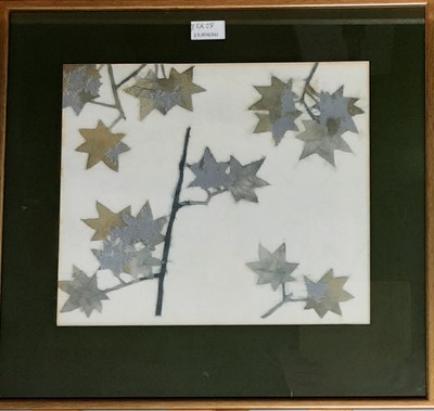 Lot 827 - GROUP OF THREE BATIK ON PAPER