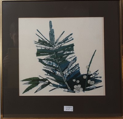Lot 827 - GROUP OF THREE BATIK ON PAPER