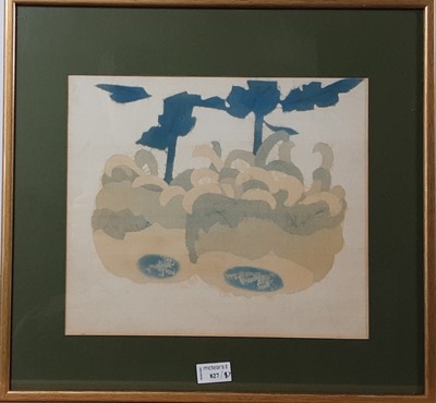 Lot 827 - GROUP OF THREE BATIK ON PAPER