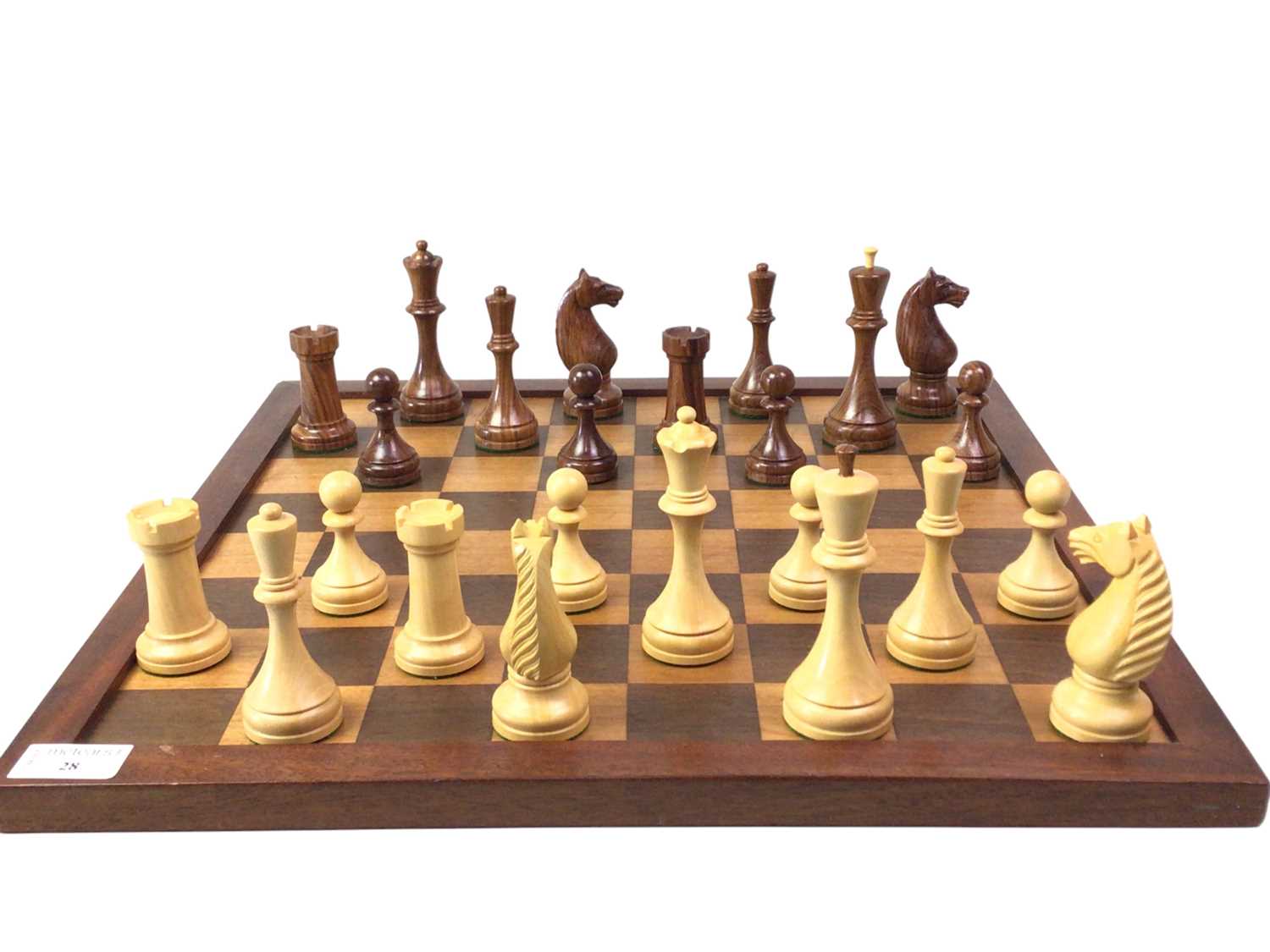 Lot 28 - ROYAL CHESS MALL COMPLETE WEIGHTED CHESS SET